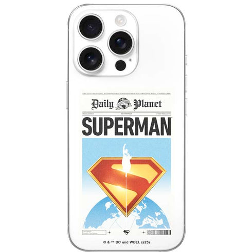 Superman 2025 Daily Planet Superman Cover iPhone 16 Pro Skin